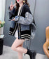 Denim patchwork cardigan